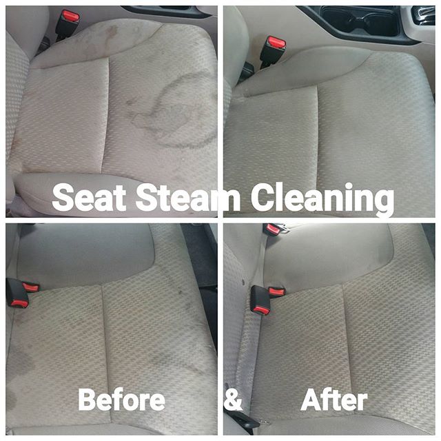Seat Steam Cleaning By Car Wash Tallahassee - 850-345-4120